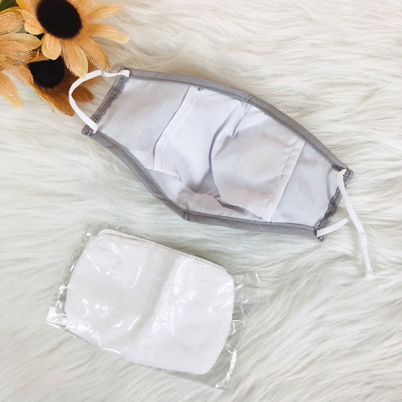 2 pack ‼️GREY FACE MASK - mask - Picture 3 of 3